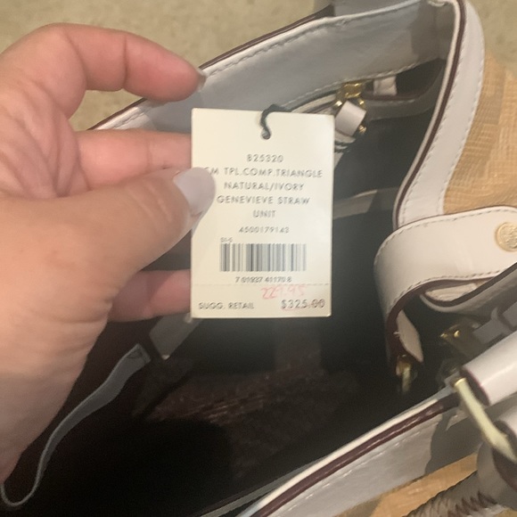 Cole Haan Genevieve Weave Large Triangle Tote - Picture 4 of 11